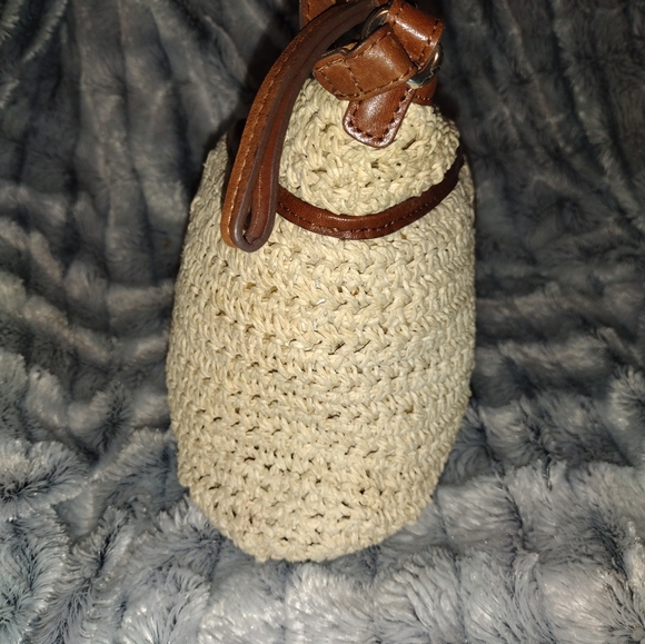 Brighton Stylish Cream and Brown Women's Bag - Picture 4 of 10